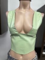 Top engomado escote cuadrado - Imagen 2