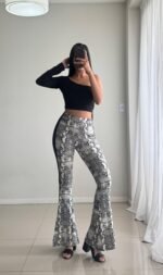 Pantalón Oxford estampado