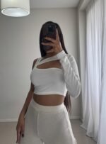 Camiseta de lycra cruzada - Imagen 2