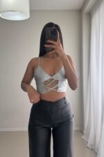 Top engomado cruzado - Imagen 2