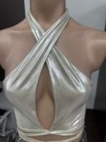 Top tornasolado cruzado - Imagen 4