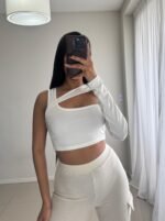 Camiseta de lycra cruzada - Imagen 3