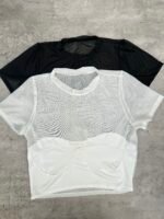 Remera tull con recorte - Imagen 2