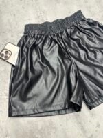 Short engomado cintura frunce - Imagen 4