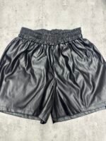 Short engomado cintura frunce - Imagen 2