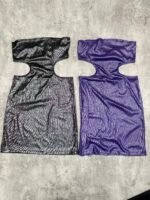 Vestido straple brillo