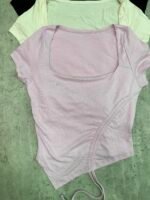 Remera frunce en punta - Imagen 2