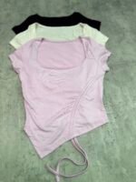 Remera frunce en punta - Imagen 5