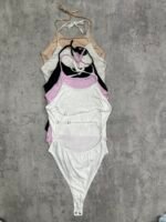 Body crep verano con tiras espaldas