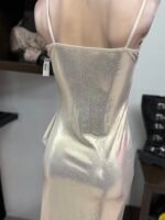 Vestido largo con volado fósil - Imagen 11