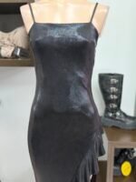 Vestido largo con volado fósil - Imagen 10