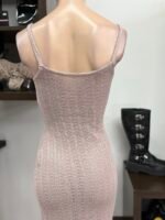 Vestido hilo largo con abertura - Imagen 5