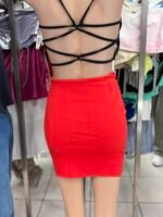 Top tull estampado cruzado - Imagen 4