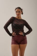 Camiseta micro tull estampado