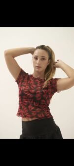 Remera boca micro tull