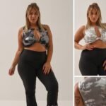 Top muscu tornasolado con avío y nudo