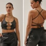 Top engomado cruzado